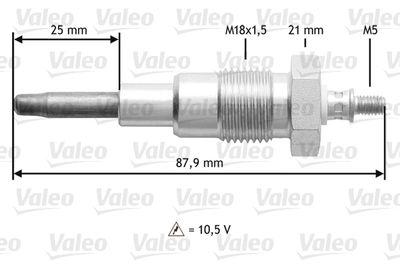 Glödstift - Glödstift VALEO 345167