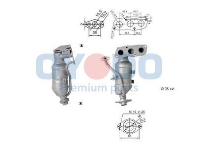 Katalysator - Katalysator OYODO 10N0086-OYO