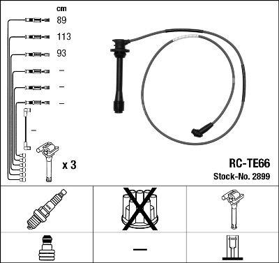 Tändkabel - Tändkabelsats NGK 2899