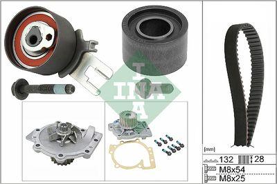 Vattenpump + kamremssats - Vattenpump + kuggremssats INA 530 0582 30