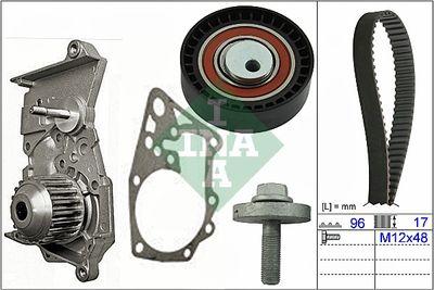 Vattenpump + kamremssats - Vattenpump + kuggremssats INA 530 0604 30