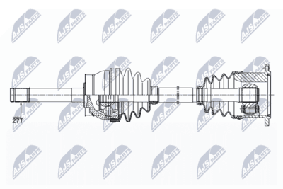 Drivaxel - Drivaxel NTY NPW-NS-084