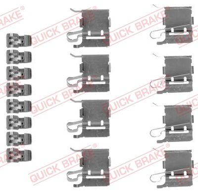 Bromssystem tillbehör - Tillbehörssats, skivbromsbelägg QUICK BRAKE 109-1748