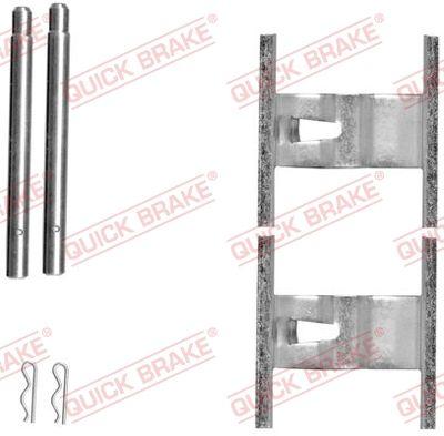 Bromssystem tillbehör - Tillbehörssats, skivbromsbelägg QUICK BRAKE 109-1660