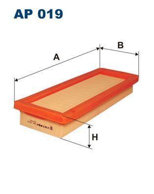 Luftfilter - Luftfilter FILTRON AP 019