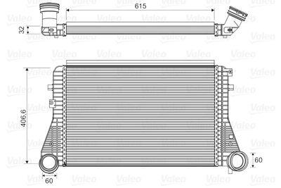 Intercooler - Laddluftkylare VALEO 818795