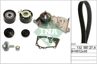 Vattenpump + kamremssats - Vattenpump + kuggremssats INA 530 0640 30