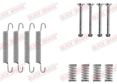 Handbroms delar - Tillbehörssats, bromsbackar, parkeringsbroms QUICK BRAKE 105-0667