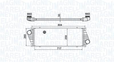 Intercooler - Laddluftkylare MAGNETI MARELLI 351319205020