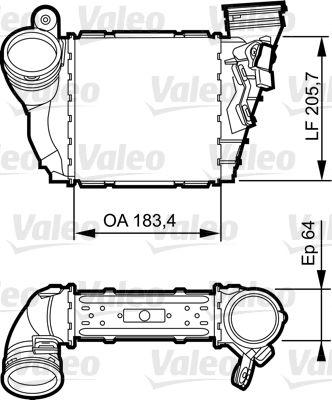 Intercooler - Laddluftkylare VALEO 817557