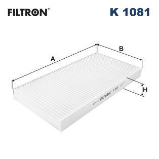 Pollenfilter - Filter, kupéventilation FILTRON K 1081