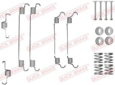 Bromstrummedelar - Tillbehörssats, bromsbackar QUICK BRAKE 105-0820