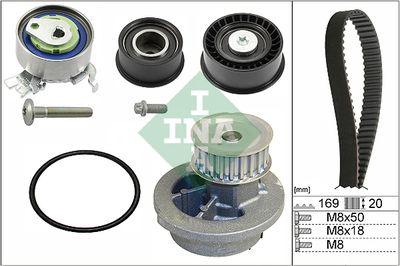 Vattenpump + kamremssats - Vattenpump + kuggremssats INA 530 0078 30