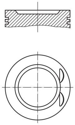 Kolv - Kolv MAHLE 022 06 01