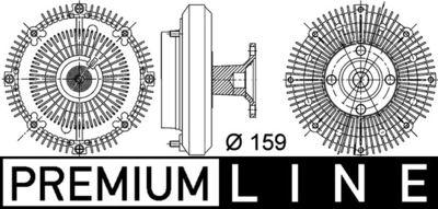 Fläktkoppling - Koppling, kylarfläkt MAHLE CFC 113 000P