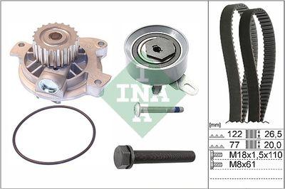 Vattenpump + kamremssats - Vattenpump + kuggremssats INA 530 0406 30