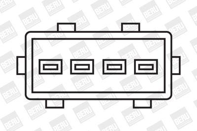 Tändspole - Tändspole BORGWARNER (BERU) ZS258