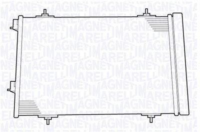 Kondensor - Kondensor, klimatanläggning MAGNETI MARELLI 350203636000