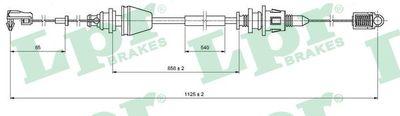 Spjällkabel - Gasvajer LPR C0146A