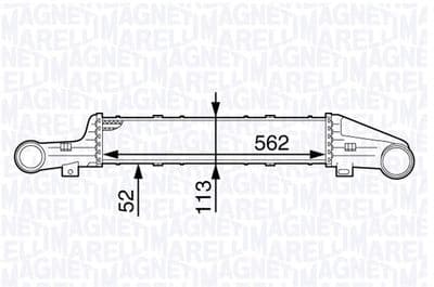 Intercooler - Laddluftkylare MAGNETI MARELLI 351319202120