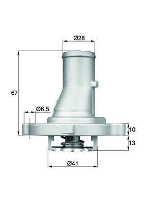 Termostat - Termostat, kylmedel MAHLE TI 68 87D