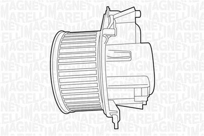 Fläktmotor - Kupéfläkt MAGNETI MARELLI 069412525010