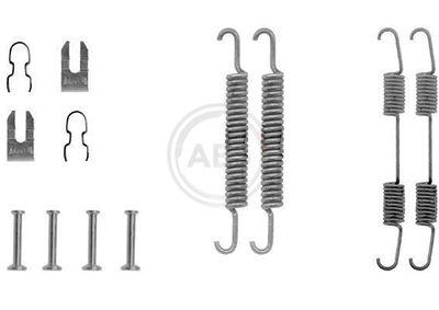 Bromstrummedelar - Tillbehörssats, bromsbackar A.B.S. 0666Q