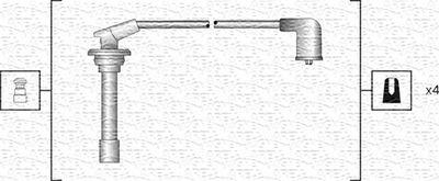 Tändkabel - Tändkabelsats MAGNETI MARELLI 941318111104