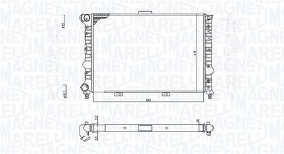 Kylare - Kylare, motorkylning MAGNETI MARELLI 350213184900