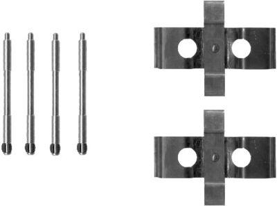 Bromssystem tillbehör - Tillbehörssats, skivbromsbelägg HELLA PAGID 8DZ 355 203-051