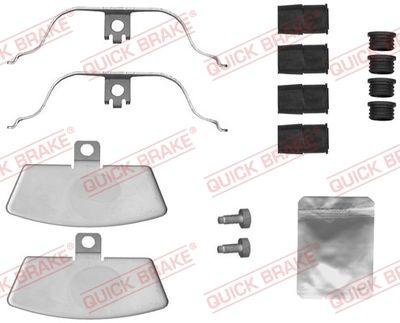 Bromssystem tillbehör - Tillbehörssats, skivbromsbelägg QUICK BRAKE 109-1880