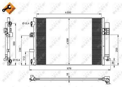 Kondensor - Kondensor, klimatanläggning NRF 350210