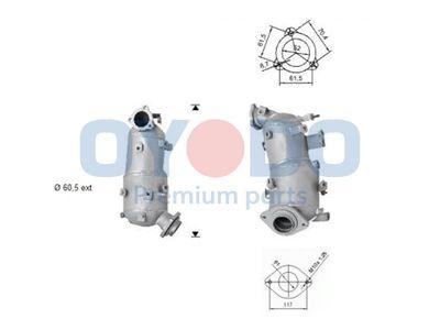 Dieselpartikelfilter - Sot-/partikelfilter, avgassystem OYODO 20N0053-OYO