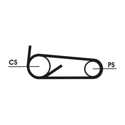 Poly v-remssats - Flerspårsremssats CONTINENTAL CTAM 4PK922 ELAST T1