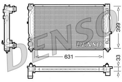 Kylare - Kylare, motorkylning DENSO DRM02030