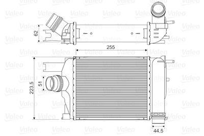 Intercooler - Laddluftkylare VALEO 818609