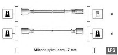 Tändkabel - Tändkabelsats MAGNETI MARELLI 941095000580