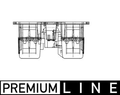 Fläktmotor - Kupéfläkt MAHLE AB 31 000P