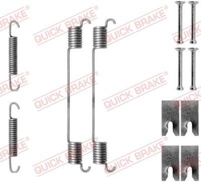 Bromstrummedelar - Tillbehörssats, bromsbackar QUICK BRAKE 105-0814