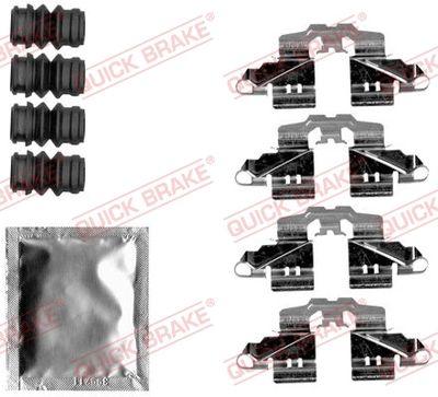 Bromssystem tillbehör - Tillbehörssats, skivbromsbelägg QUICK BRAKE 109-1808