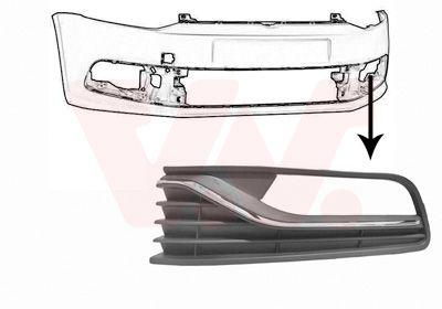 Stötfångargaller - Ventilationsgaller, stötfångare VAN WEZEL 5814593