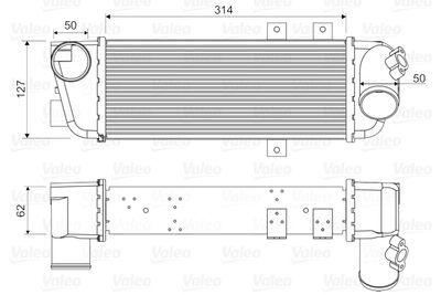 Intercooler - Laddluftkylare VALEO 818333