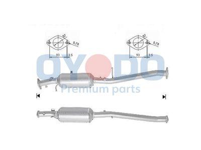 Dieselpartikelfilter - Sot-/partikelfilter, avgassystem OYODO 20N0155-OYO