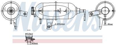Expansionskärl - Expansionsbehållare, kylmedel NISSENS 996331