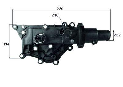 Termostat - Termostat, kylmedel MAHLE TH 59 83