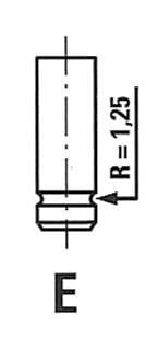 Avgasventil - Utloppsventil FRECCIA R6427/RNT