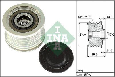 Frikopplingsnav - Frihjulskoppling, generator INA 535 0368 10