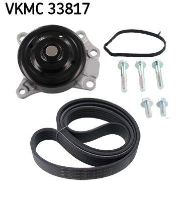 Vattenpump + serpentinremsats - Vattenpump + spårremssats SKF VKMC 33817