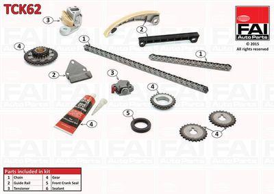 Kamkedjesats - Transmissionskedjesats FAI AUTOPARTS TCK62