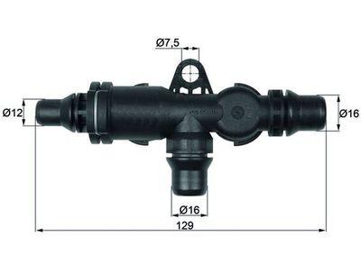 Oljetermostat - Termiostat, oljekylning MAHLE TO 4 82